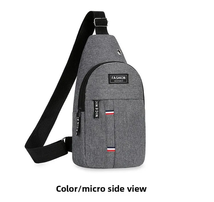 Men’s Waterproof Large-Capacity Fanny Pack – Adjustable Strap for Trave