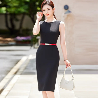 Women’s Dress & Blazer Set – Office Chic Two-Piece