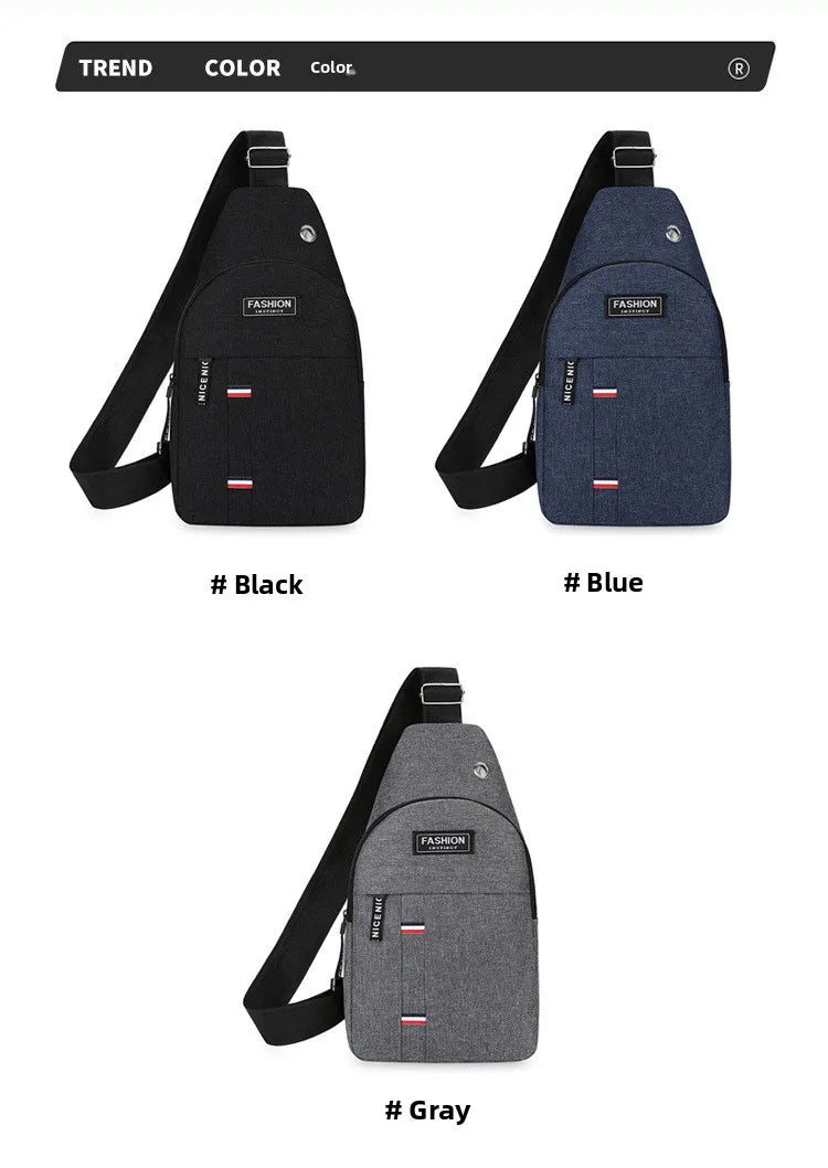 Men’s Waterproof Large-Capacity Fanny Pack – Adjustable Strap for Trave