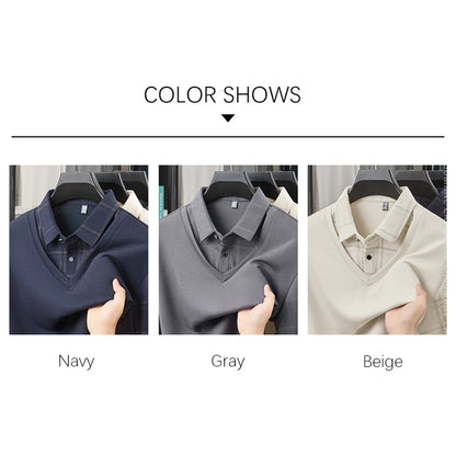 TFETTERS Plaid Long Sleeve T-shirt – Smart Casual