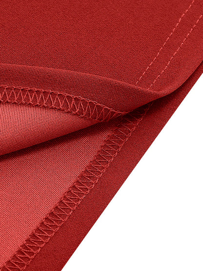 Tonval Bow Neck Pleated Dress  Tonval Vintage Swing Dress