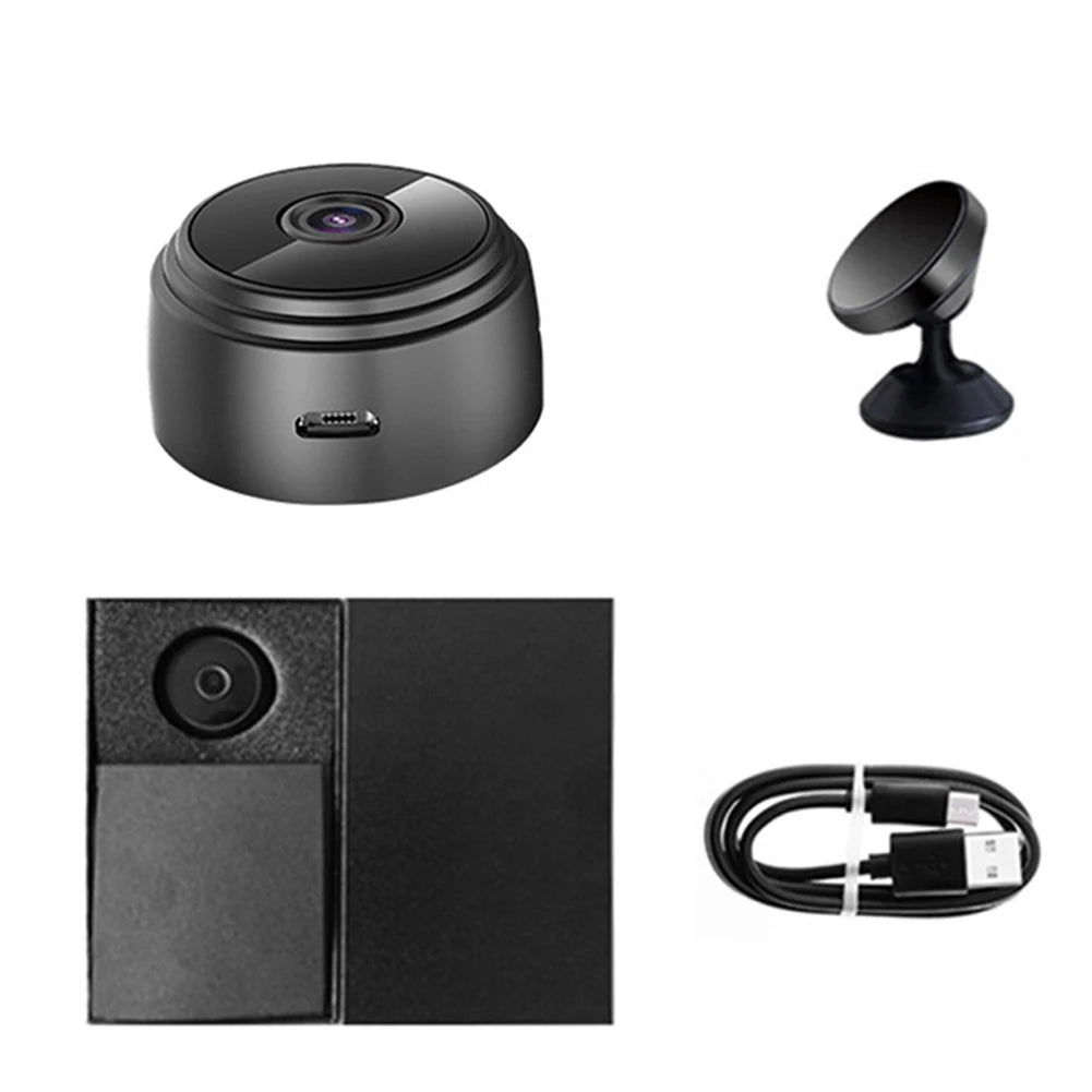 Mini 1080p HD Wireless Camera – Night Vision & Magnetic Security Cam