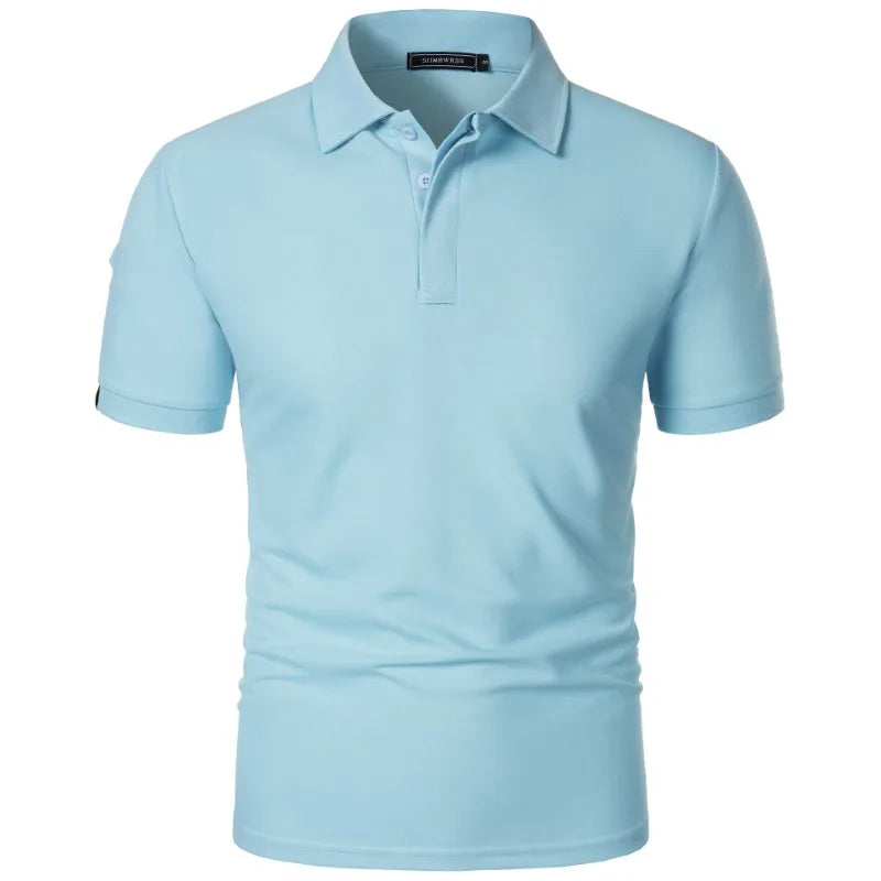 Men’s Breathable Sports Polo – Moisture-Wicking Fit