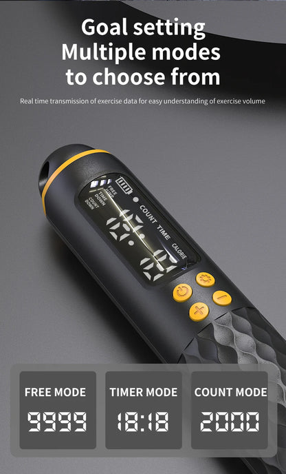 Smart Adjustable Jump Rope with Calorie Counter – Perfect for Fitness