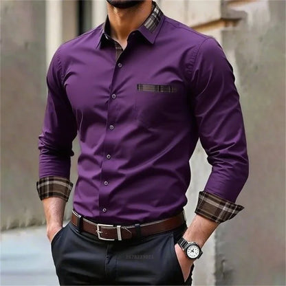 Men’s Business Casual Shirt – Soft Cotton Comfort