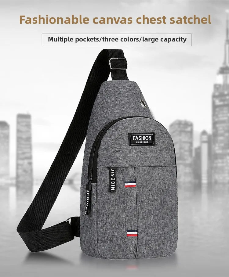 Men’s Waterproof Large-Capacity Fanny Pack – Adjustable Strap for Trave