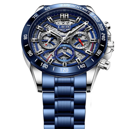LIGE 2024 Chronograph Watch — Luxury Sport Design