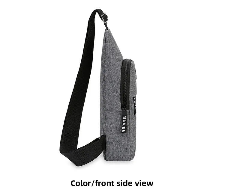 Men’s Waterproof Large-Capacity Fanny Pack – Adjustable Strap for Trave