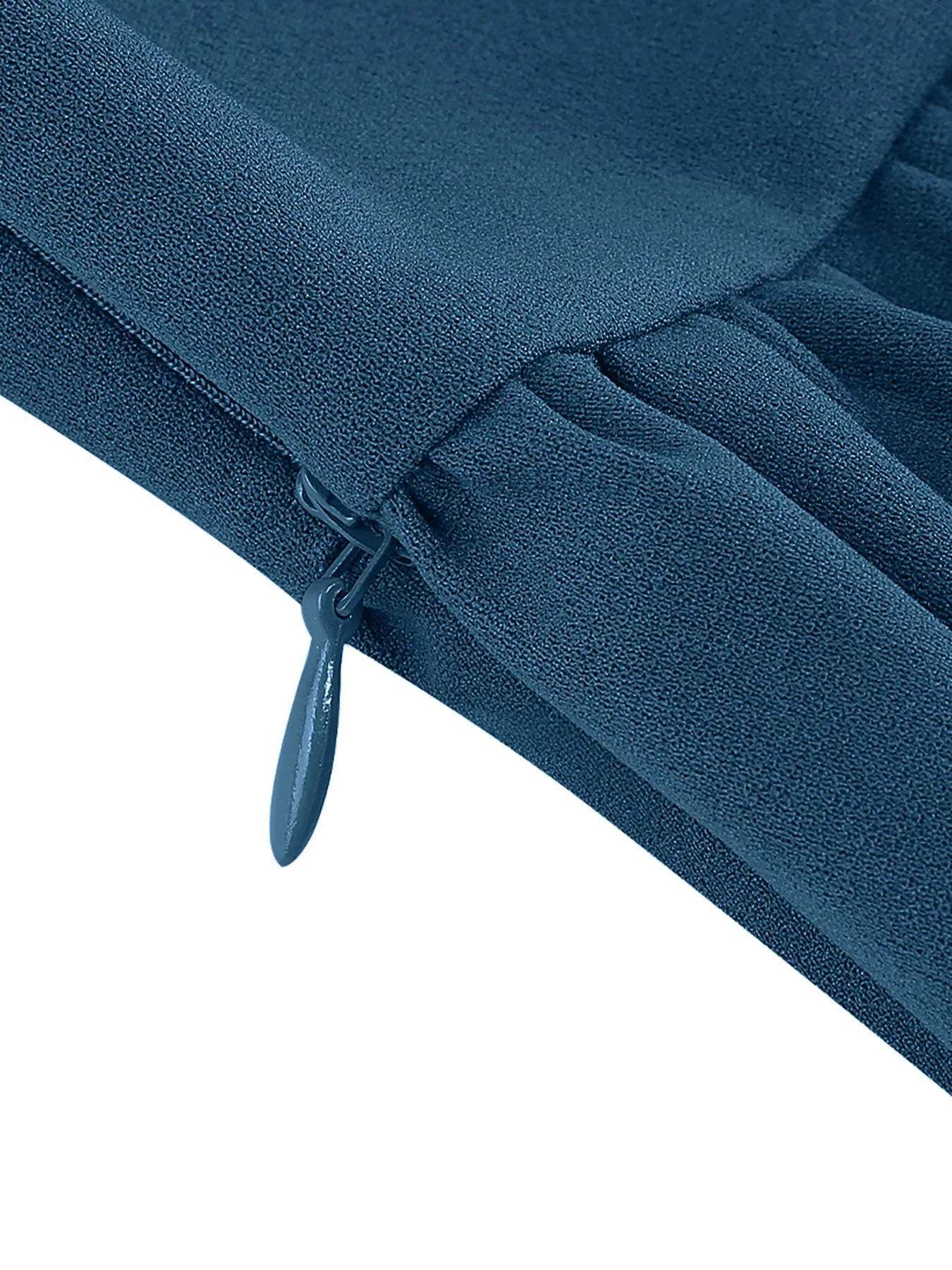 Tonval Bow Neck Pleated Dress  Tonval Vintage Swing Dress